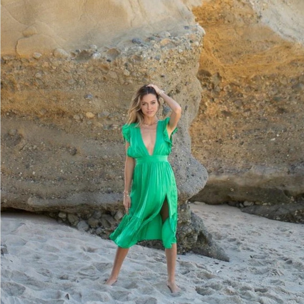 The Jessie Midi Kelly Green Stillwater